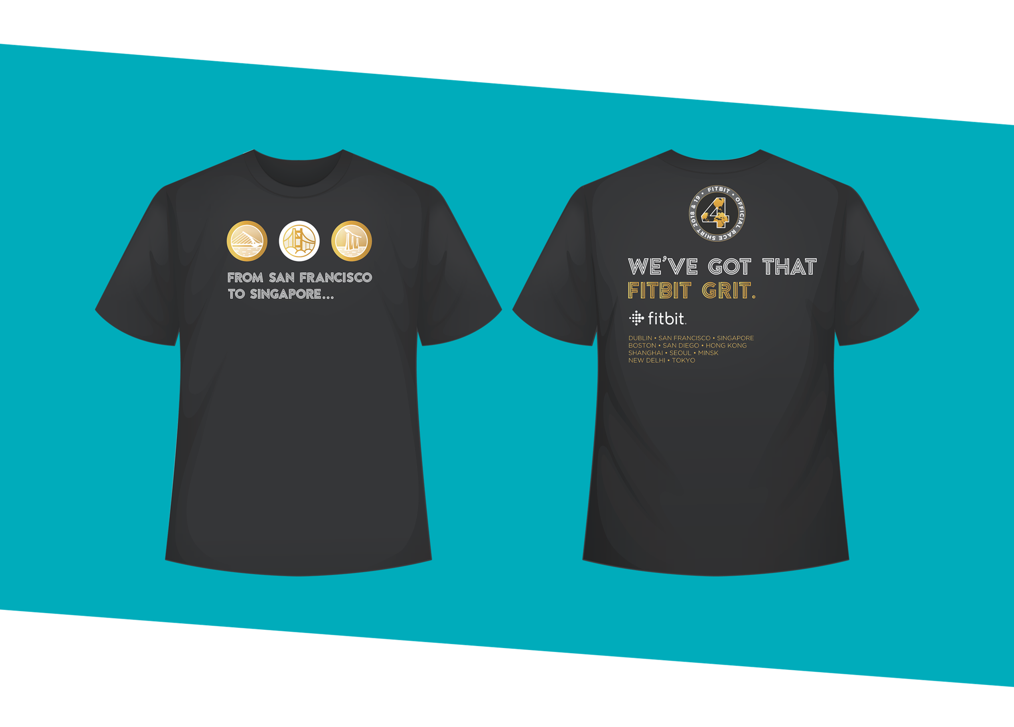 Fitbit 2018 SFM T Shirt WDB R4